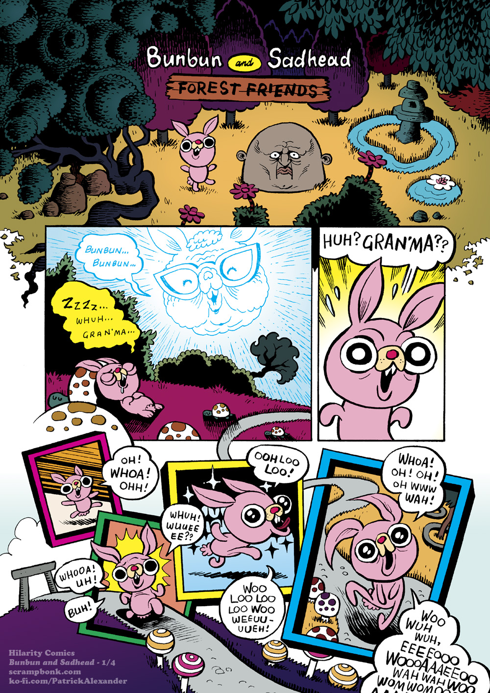 Bunbun and Sadhead by Patrick Alexander, page 1