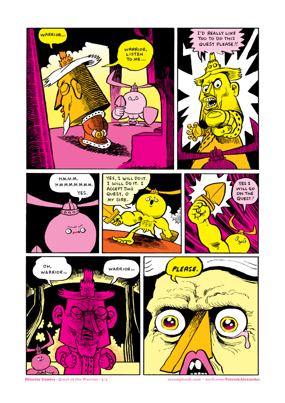 Quest of the Warrior, page 2